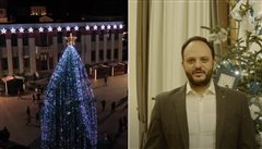 Καλαμαριά: Άναμμα Χριστουγεννιάτικου δέντρου - Το μήνυμα του Δημάρχου (βιντεο)