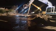 Έργα αποκατάστασης των ζημιών στη Σιθωνία