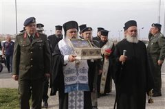 Θεσσαλονίκη - Στο 424 ΓΣΝΕ η Αγία Ζώνη της Παναγίας (ΦΩΤΟ)