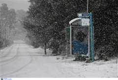 Σε εξέλιξη η κακοκαιρία «Ηφαιστίων»