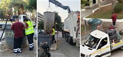 Καθημερινός καθαρισμός και απολύμανση υπόγειων και πράσινων κάδων στην Καλαμαριά