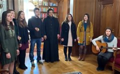 Καλαμαριά: Τα κάλαντα έψαλλαν στον Μητροπολίτη (βιντεο)