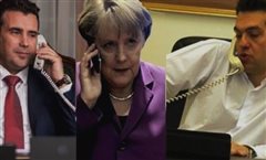 Τηλεφωνική συνομιλία Μέρκελ με Τσίπρα και Ζάεφ για το Σκοπιανό