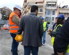 Ο Δήμαρχος Καλαμαριάς επισκέφτηκε σταθμό του μετρό