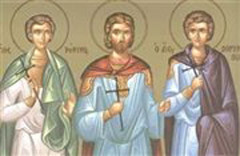 Εορτή των Αγίων Τροφίμου, Σαββατίου και Δορυμέδωντος
