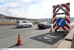 Έργα στην εθνική οδό Θεσσαλονίκης-Έδεσσας